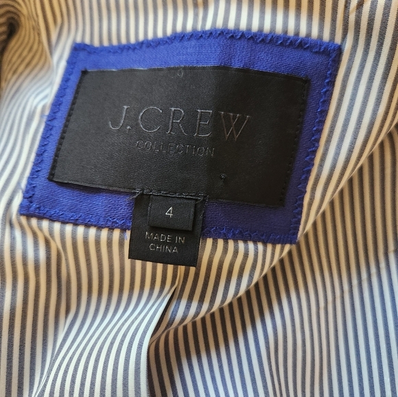 Gorgeous Wool and Silk J. Crew Women's Blazer Size 4 - Picture 13 of 13